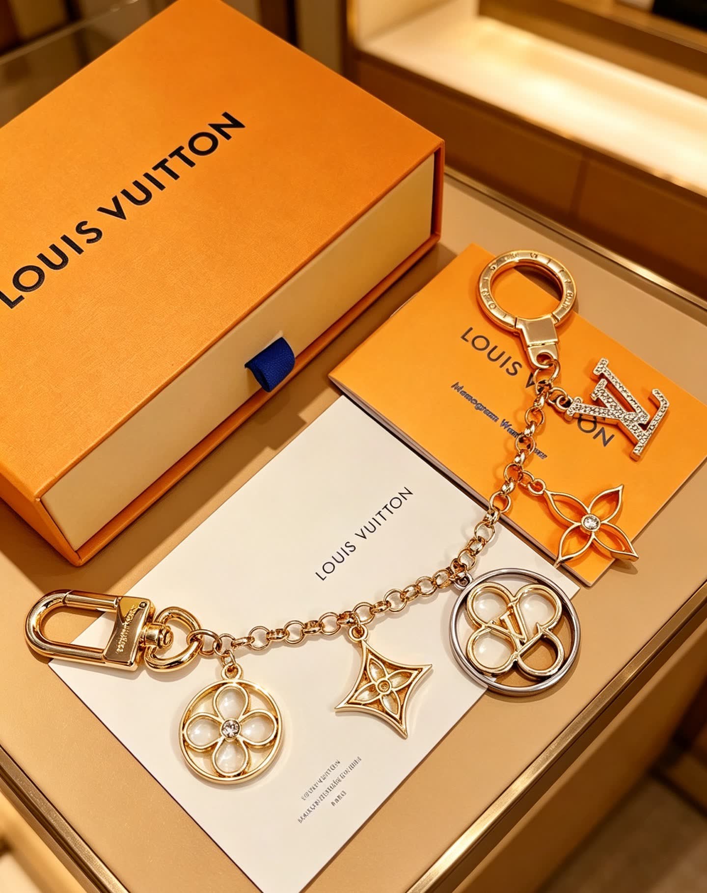 Louis Vuitton Monogram Mosaic Keychain Louis Vuitton Monogram Mosaic Keychain